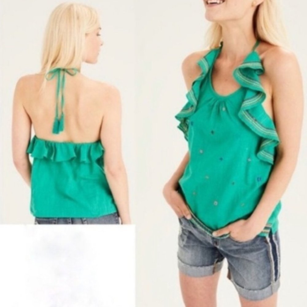 Rocks & Indigo Retro Halter Top